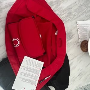 Bugaboo Buffalo Stroller Fabric Set in Red